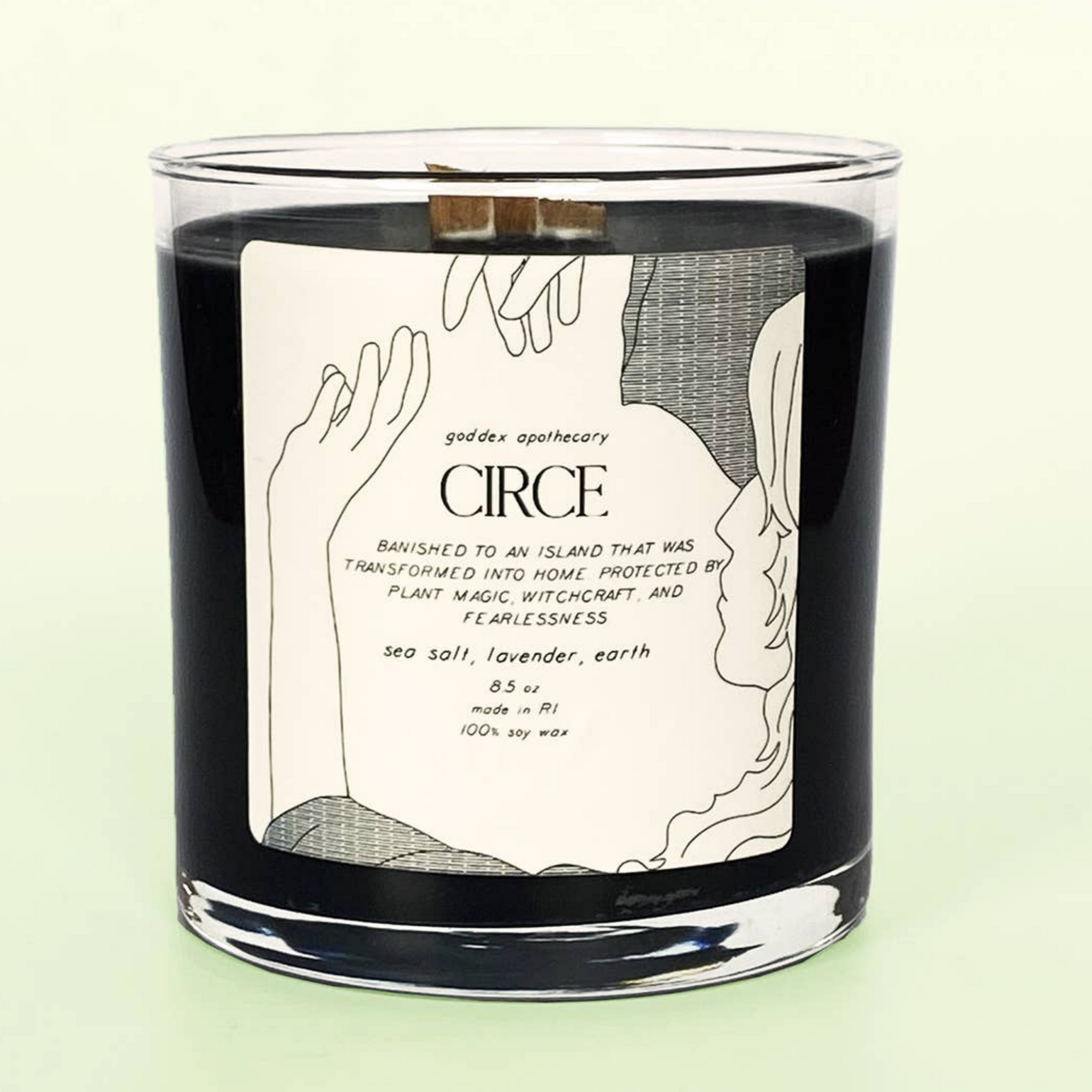 Circe's Enchantment: Black Soy Wax Candle