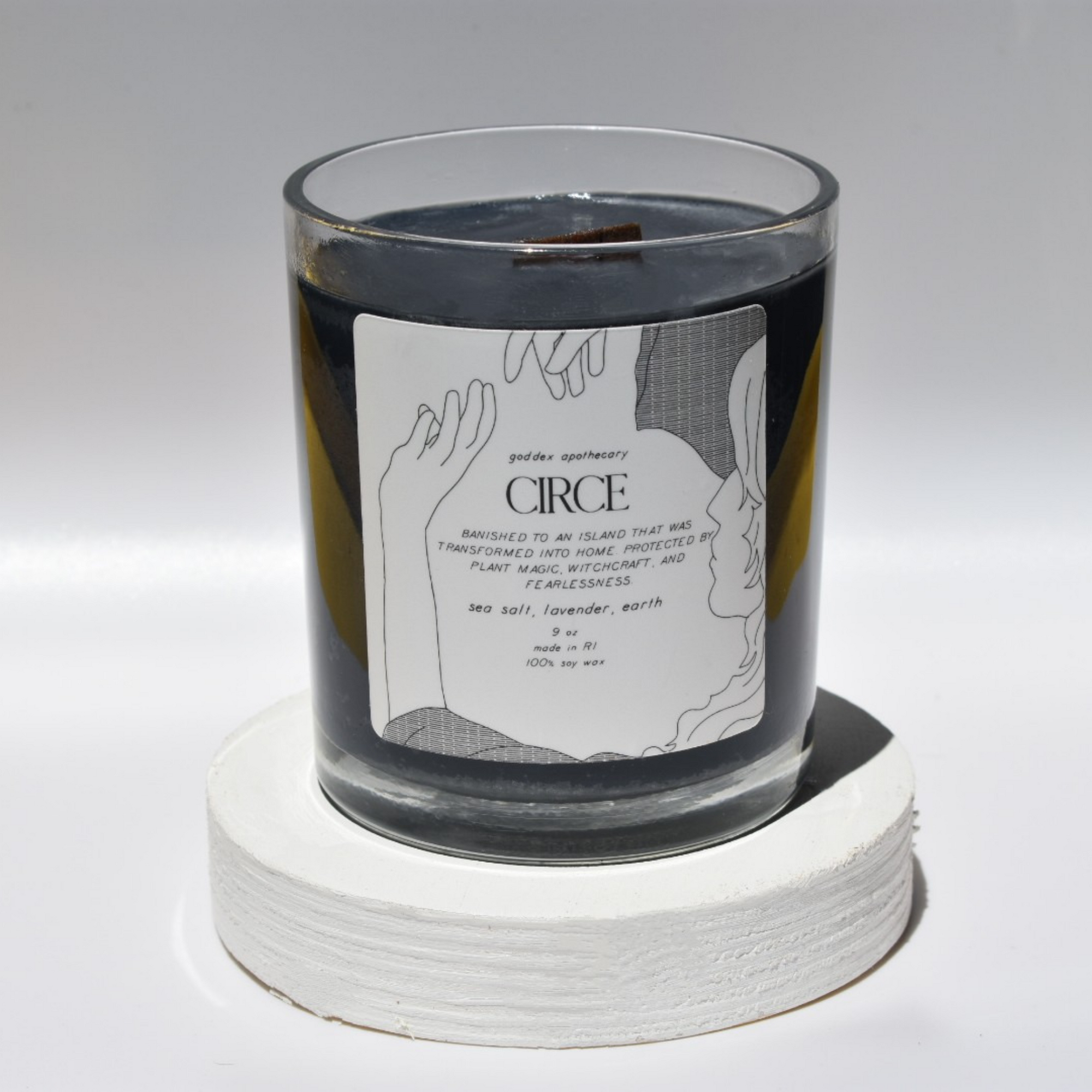Circe's Enchantment: Black Soy Wax Candle