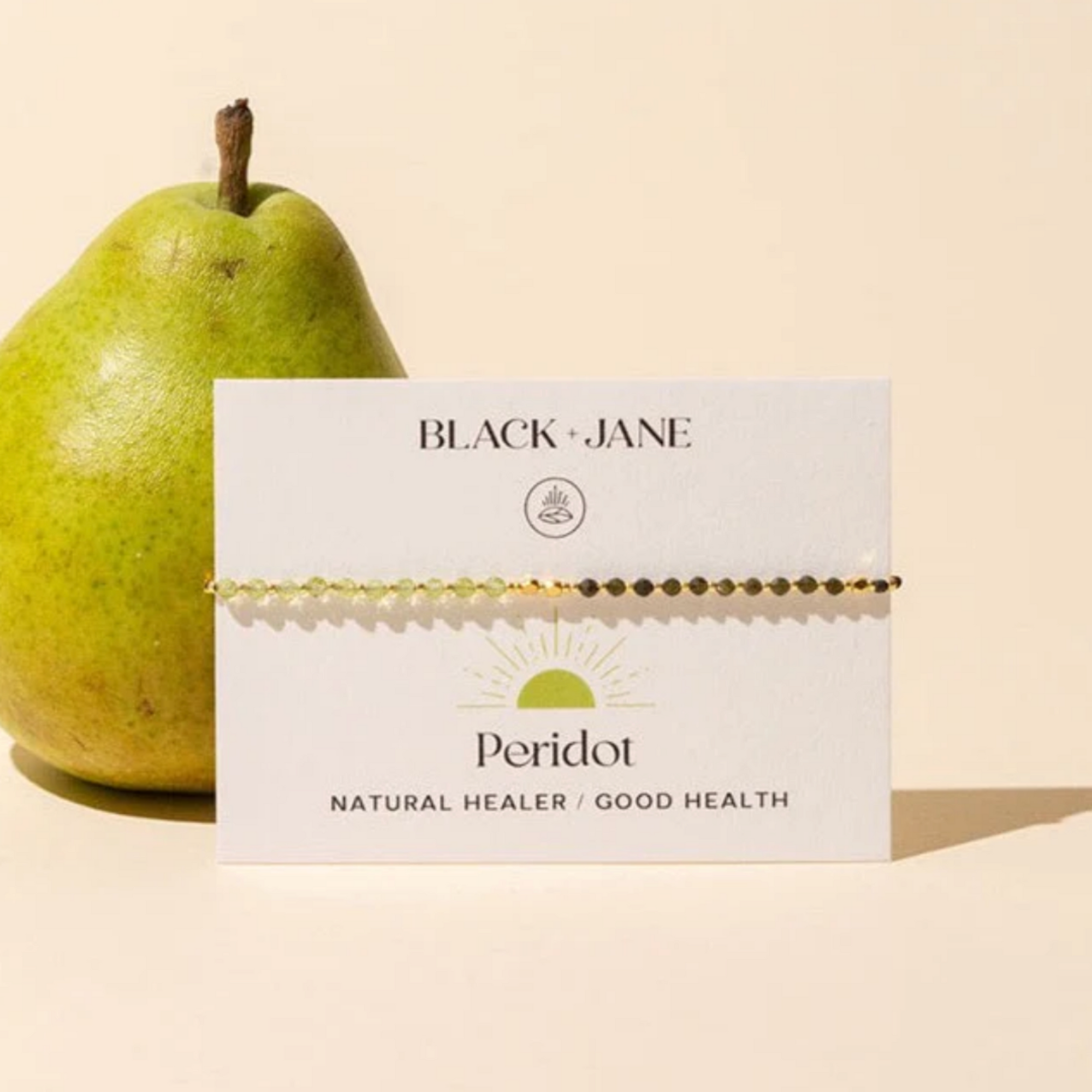 Petite Peridot Crystal Bracelet for Women + August Birthstone