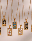 Sweatproof 18k Gold Tarot Necklace
