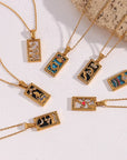 Sweatproof 18k Gold Tarot Necklace