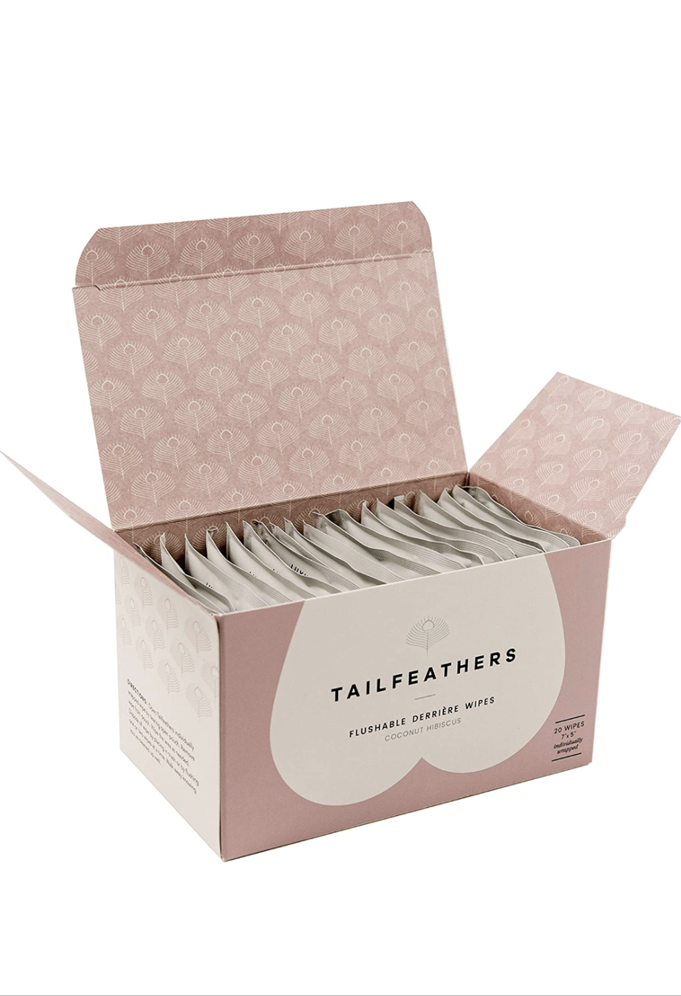 Tailfeathers Flushable, Vagina-Safe Wipes