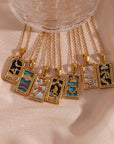 Sweatproof 18k Gold Tarot Necklace