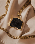 Black Tourmaline Necklace - The "Social Battery Saver"