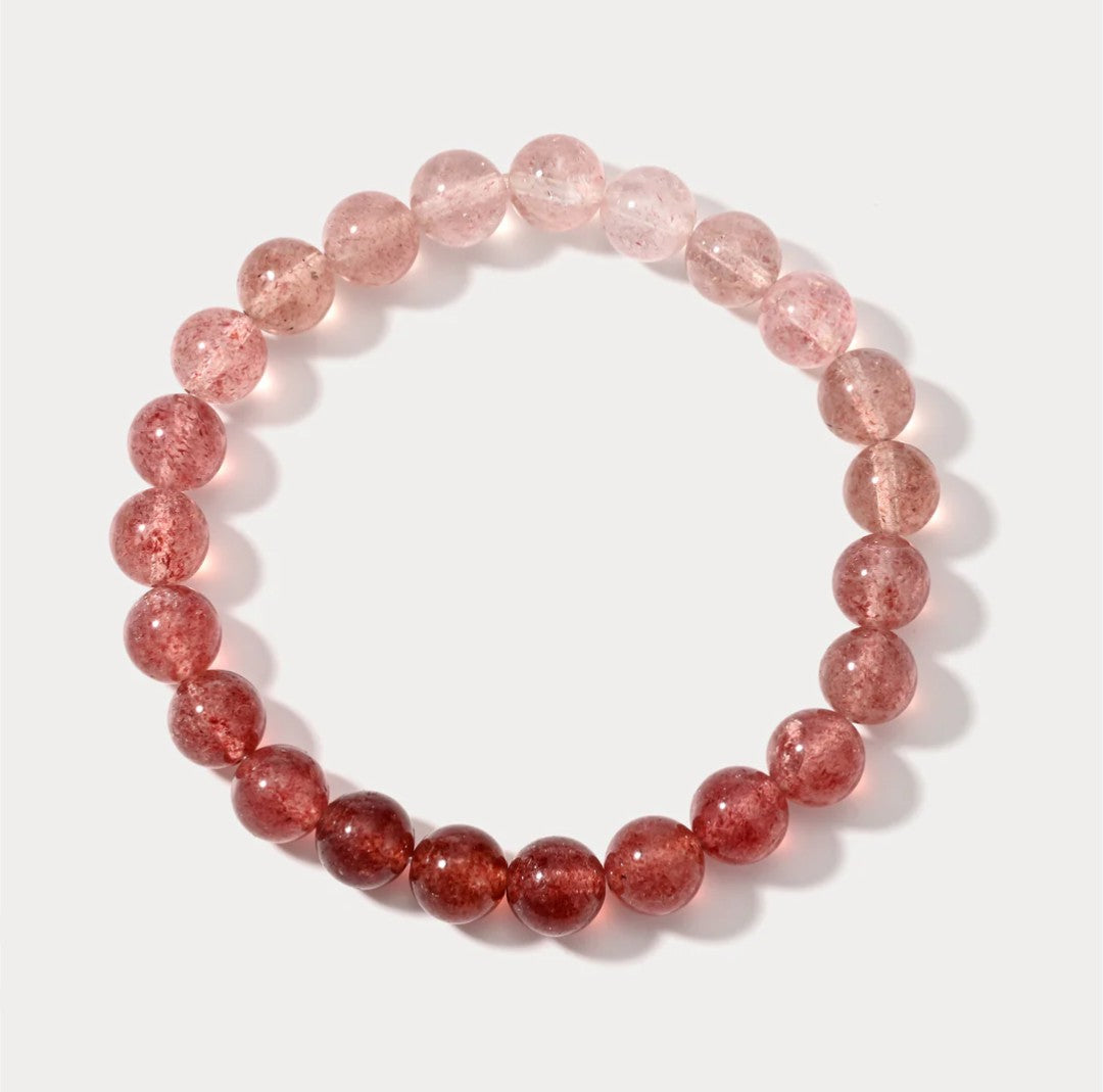 Strawberry Quartz Bracelet - The Love Bomb