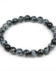 Snowflake Obsidian Bracelet - The Shadow Hunter