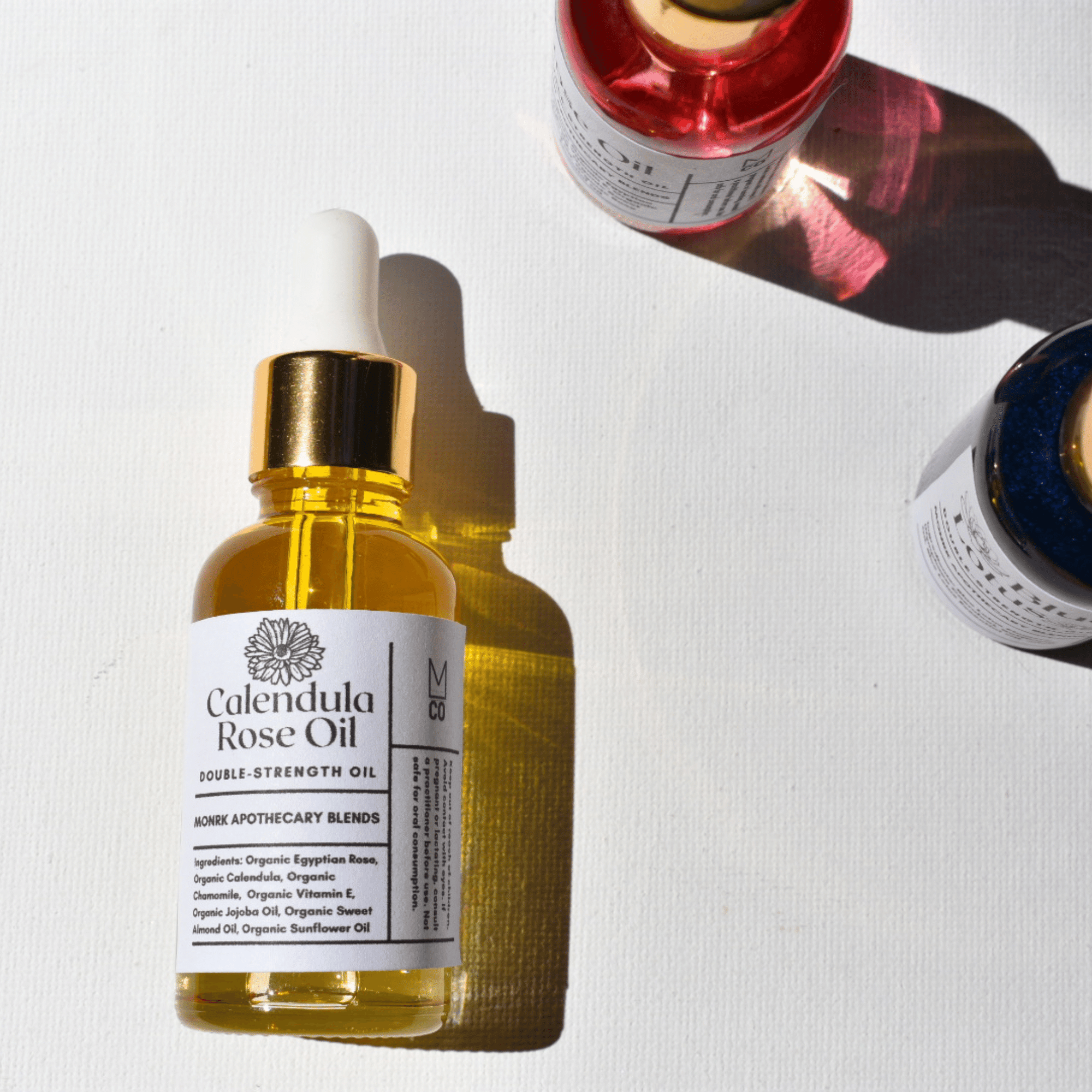 Calendula Rose Oil For Skin and Hair