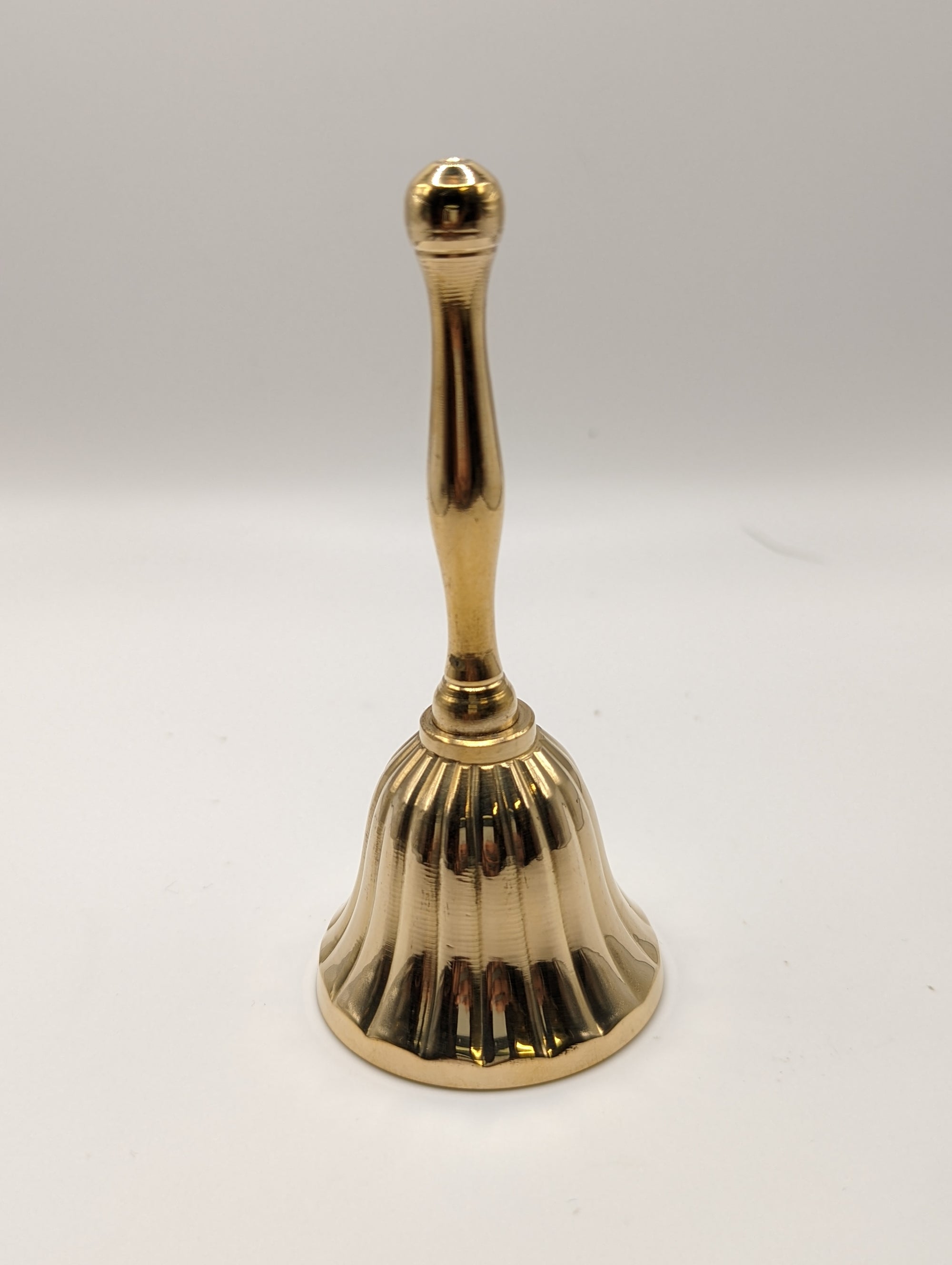 4" Scalloped Brass Alter Bell