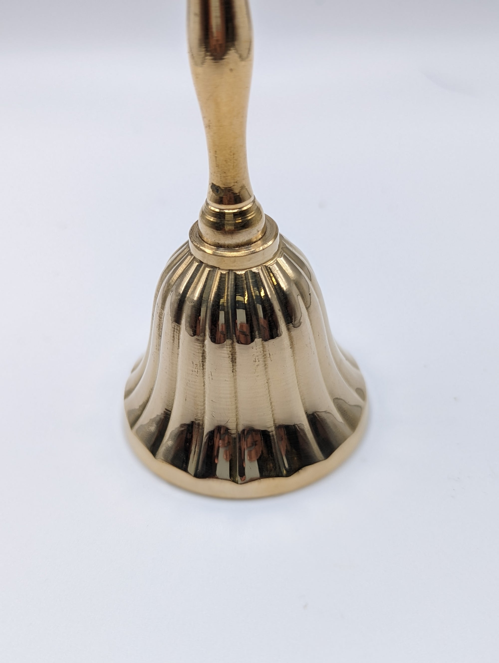 4" Scalloped Brass Alter Bell