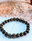 Om Mani Padme Hum & Onyx Bracelet