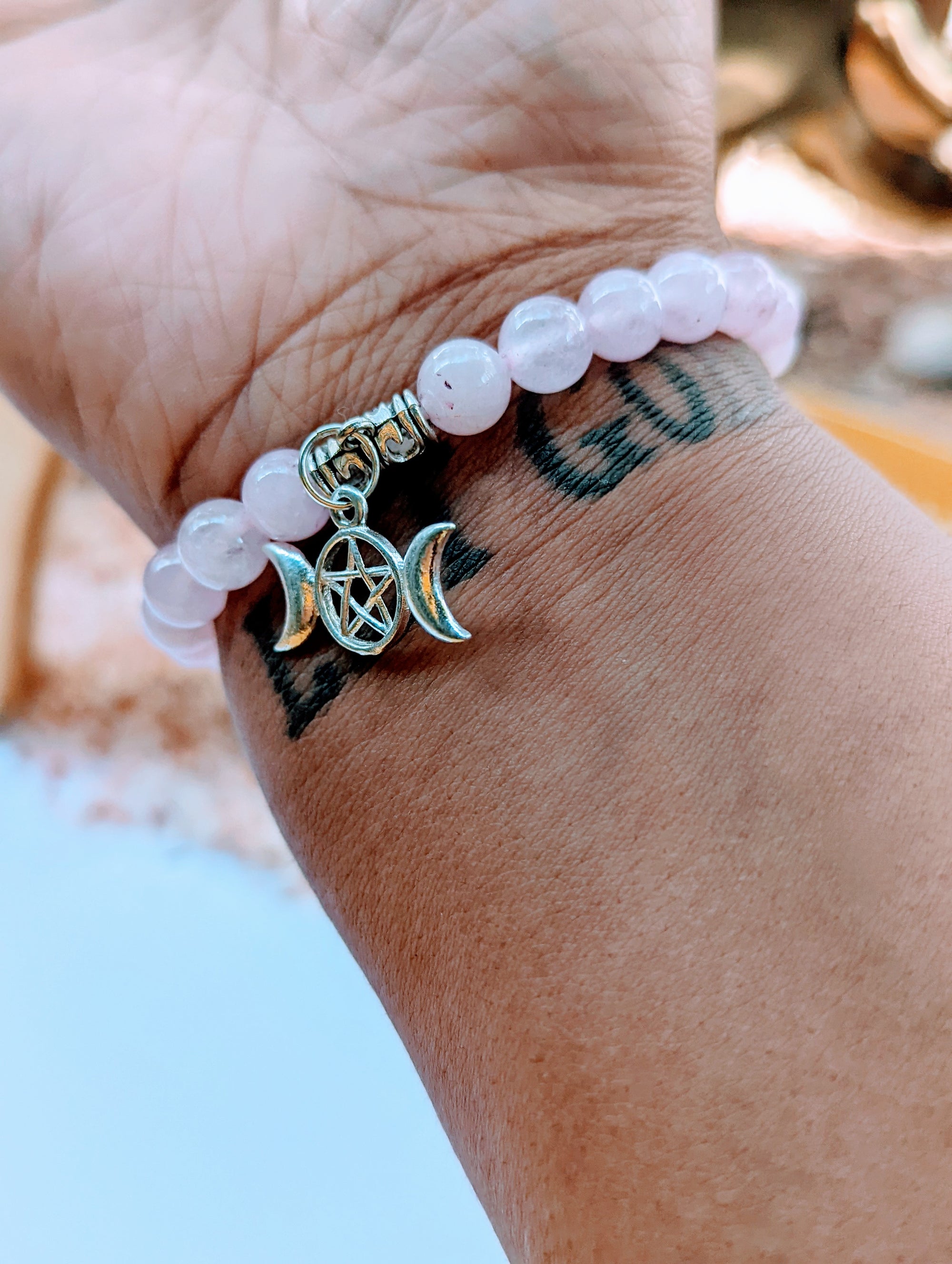 Rose Quartz Bracelet: Loving Vibes