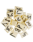Bone Rune Set With Hand-Carved Viking Symbols