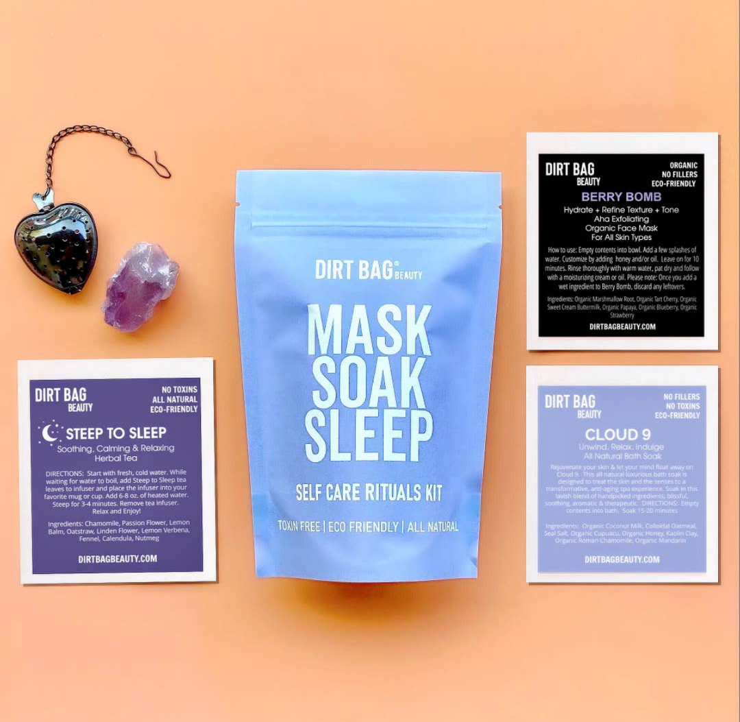 Self Care Rituals: Mask. Soak. Sleep.