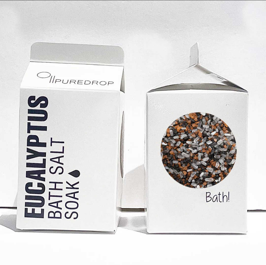 Eucalyptus Black Lava Bath Salts