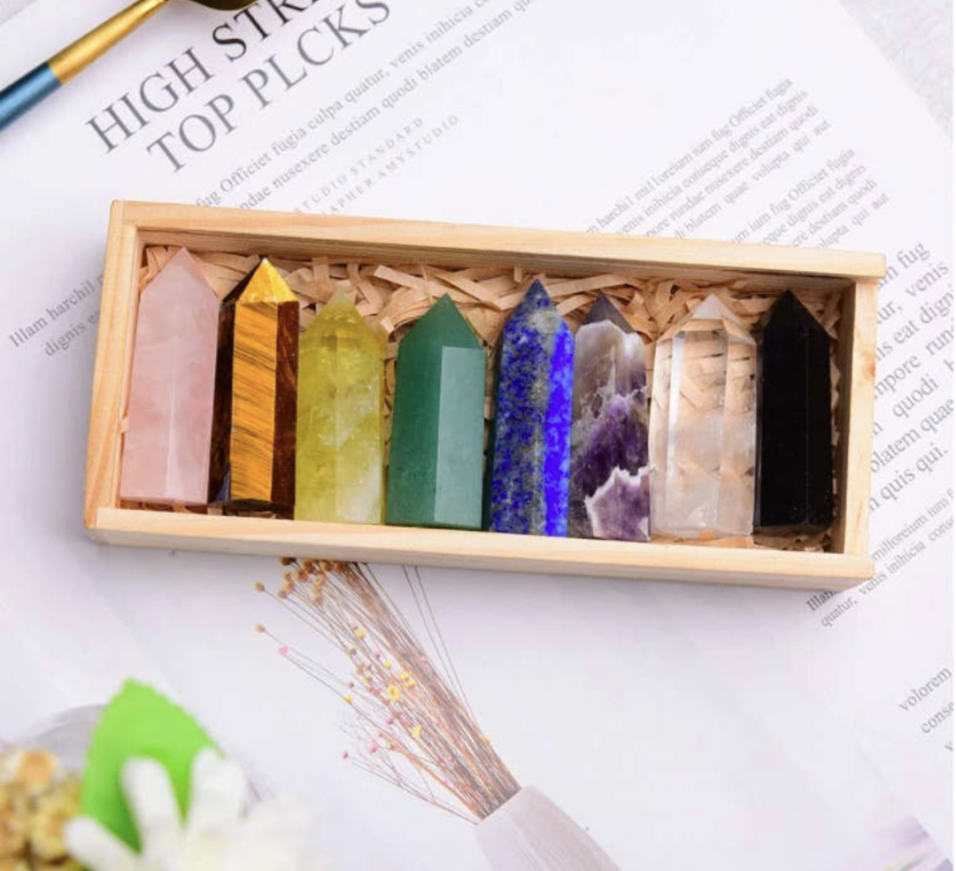 Chakra crystal set