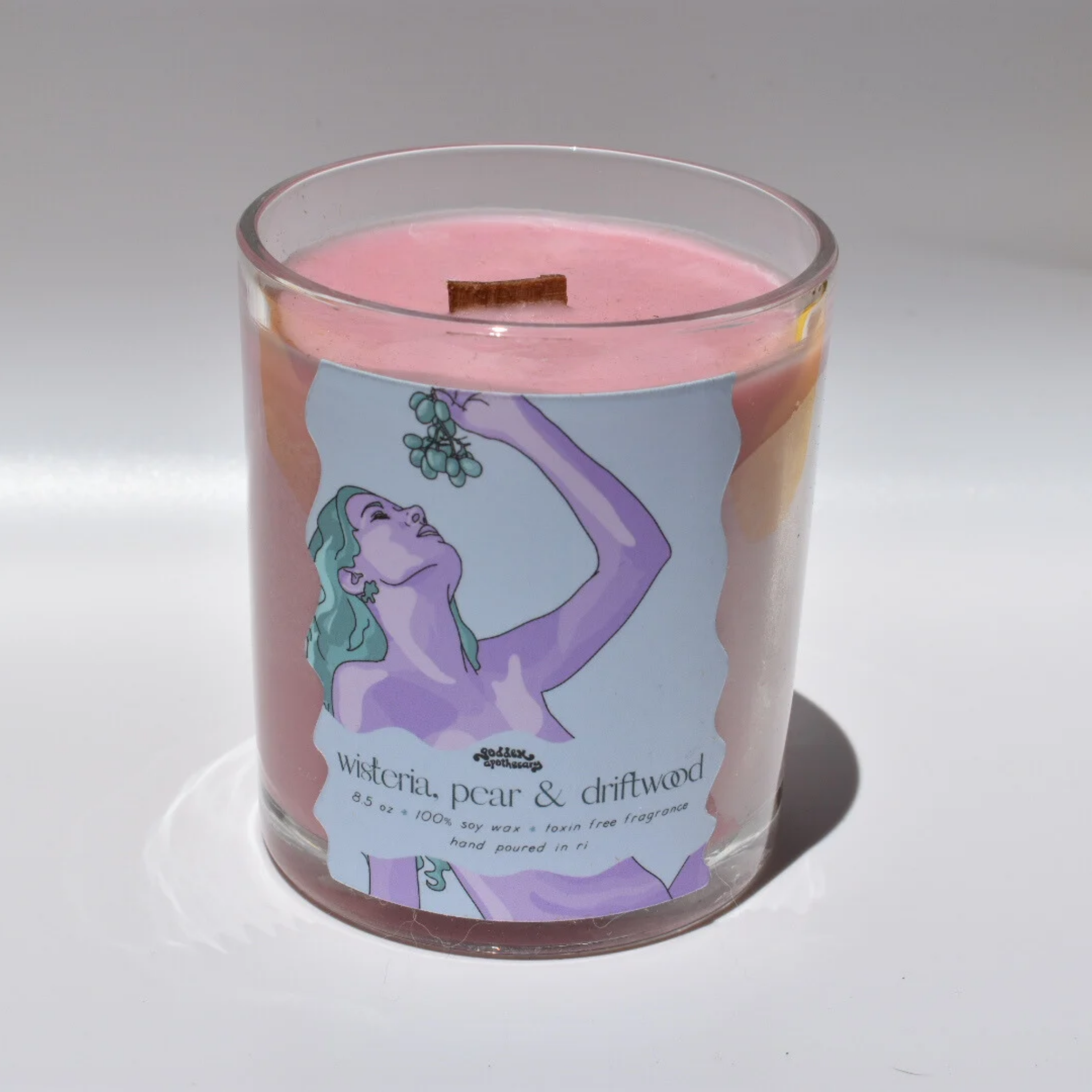 Hedonist: Wisteria Driftwood Scented Candle