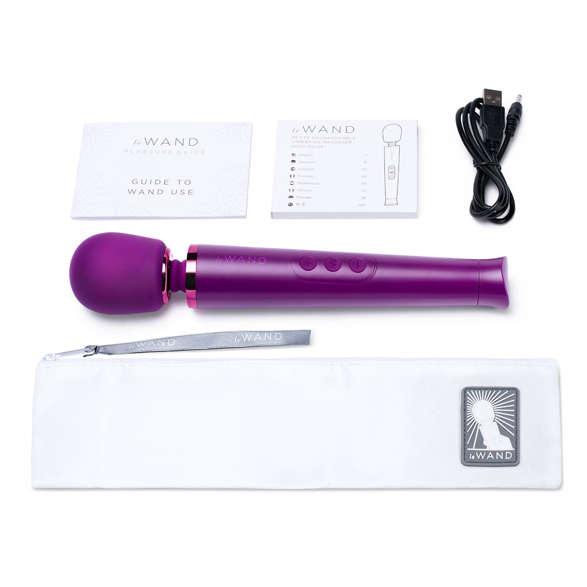 Le Wand Petite Wand Massager - Dark Cherry