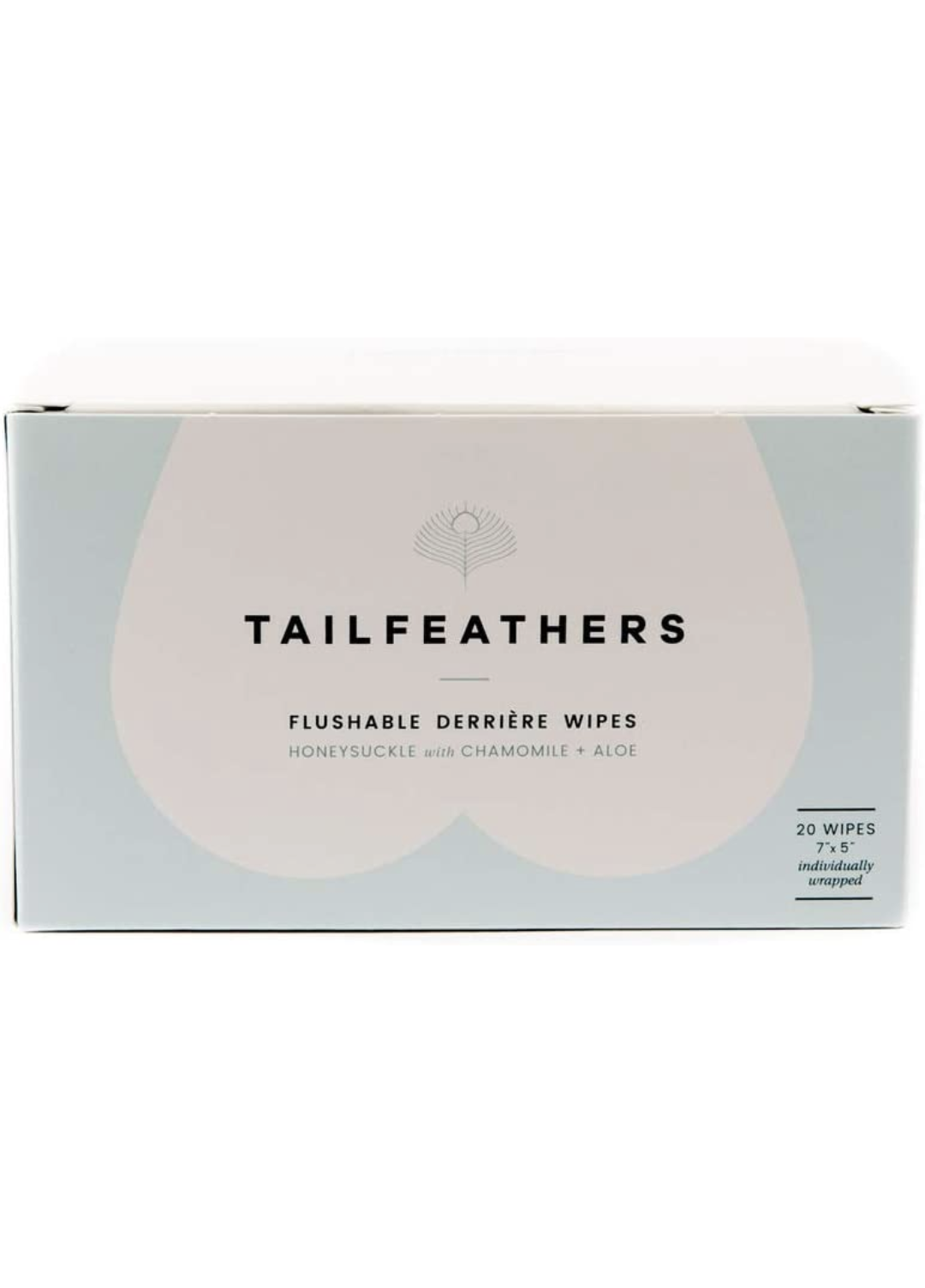 Tailfeathers Flushable, Vagina-Safe Wipes