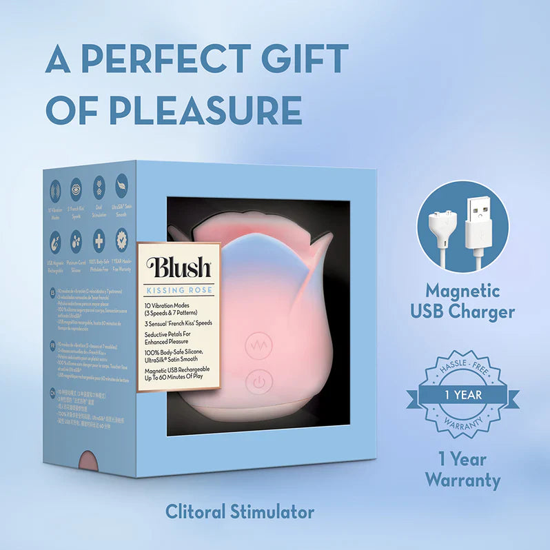 Blush Collection Kissing Rose Vibrator