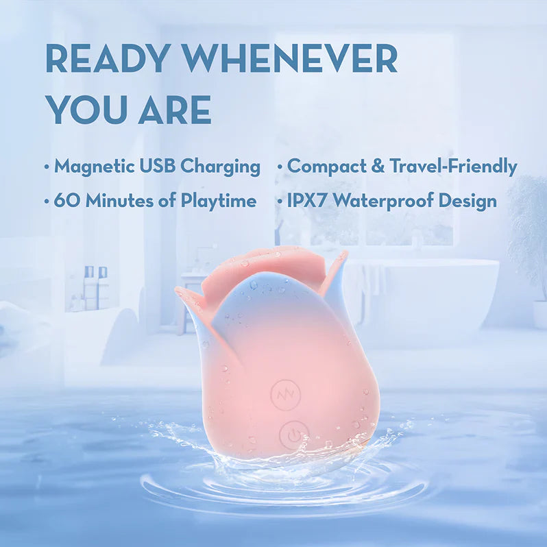 Blush Collection Kissing Rose Vibrator