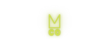 Monrk Co logo in neon green
