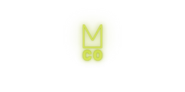 Monrk Co logo in neon green