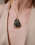 Green Tourmaline Necklace - The "Don't Kill My Vibe" Stone