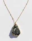 Green Tourmaline Necklace - The "Don't Kill My Vibe" Stone