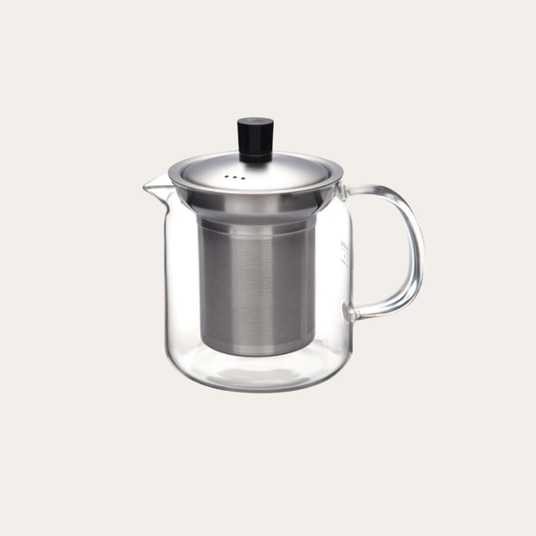 Small Glass Tea Kettle w/ Removable Infuser