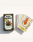 Pot Tarot card set with a deck of cards and the box on a white background