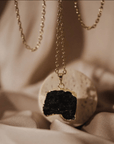 Black Tourmaline Necklace - The "Social Battery Saver"