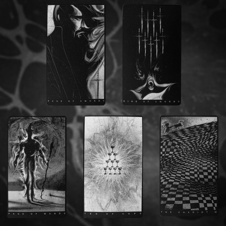 The Black Tarot | Divination Deck