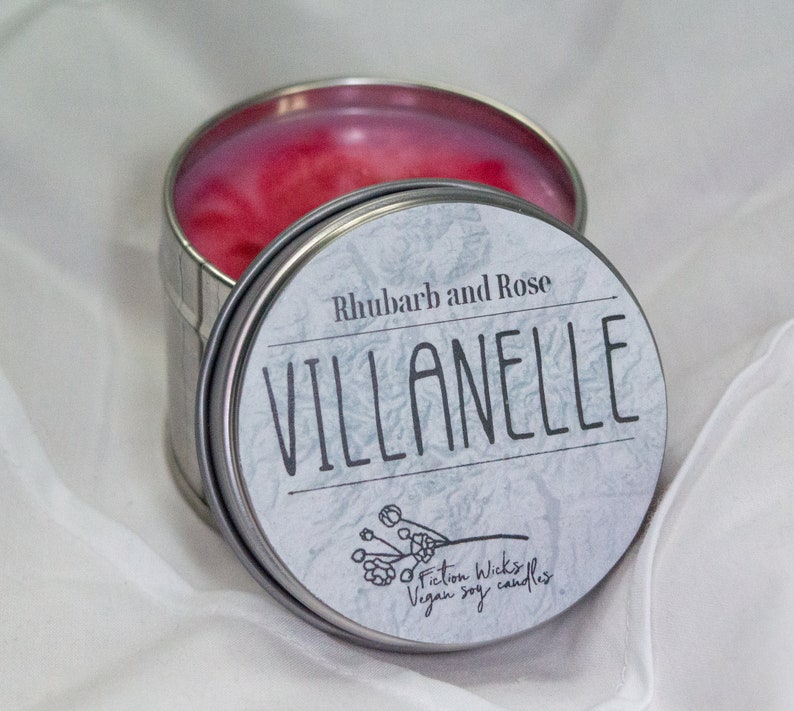 Villanelle: Rhubarb &amp; Vanilla Candle